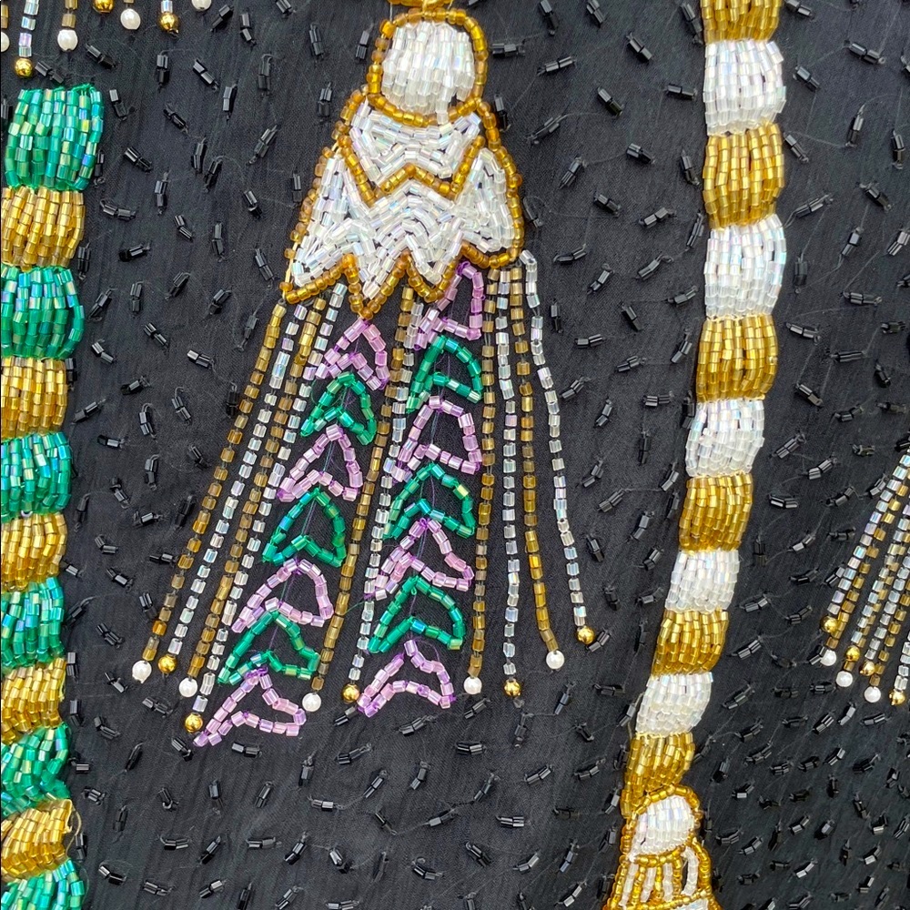 Scala beaded fabulous tassel silk jacket - Picture 11 of 14